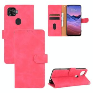 For ZTE A1 ZTG01 Solid Color Skin Feel Magnetic Buckle Horizontal Flip Calf Texture PU Leather Case with Holder & Card Slots & Wallet(Rose Red) (OEM)