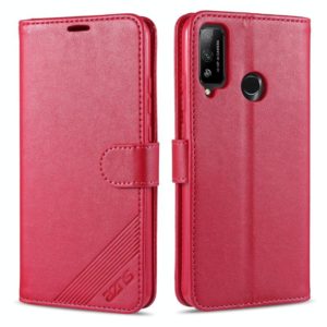 For Huawei Honor Play 4T AZNS Sheepskin Texture Horizontal Flip Leather Case with Holder & Card Slots & Wallet(Red) (AZNS) (OEM)