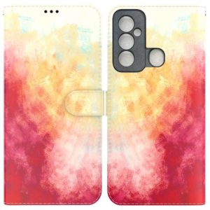 For Tecno Spark 6 GO Watercolor Pattern Horizontal Flip Leather Phone Case(Spring Cherry) (OEM)