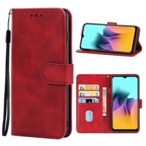 Leather Phone Case For Itel A58 Pro(Red) (OEM)