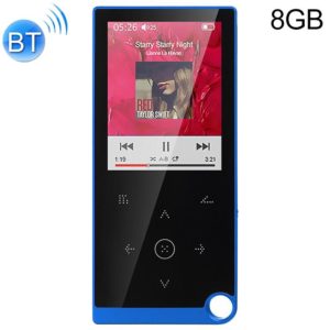 E05 2.4 inch Touch-Button MP4 / MP3 Lossless Music Player, Support E-Book / Alarm Clock / Timer Shutdown, Memory Capacity: 8GB Bluetooth Version(Blue) (OEM)