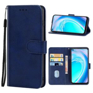 For OnePlus Nord CE 2 Lite 5G Leather Phone Case(Blue) (OEM)