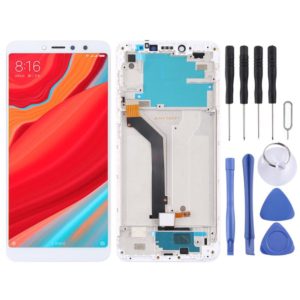 TFT LCD Screen for Xiaomi Redmi S2 / Y2 Digitizer Full Assembly with Frame(White) (OEM)
