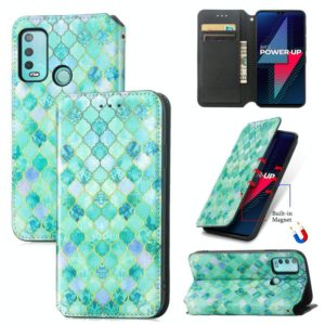 For Wiko Power U30 CaseNeo Colorful Magnetic Leather Case with Holder & Card Slot & Wallet(Emerald) (OEM)