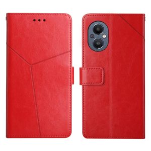 For OnePlus Nord N20 5G Y Stitching Horizontal Flip Leather Phone Case(Red) (OEM)