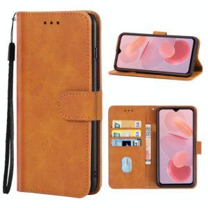 Leather Phone Case For Ulefone Note 12P(Brown) (OEM)