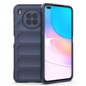 For Huawei Nova 8i Magic Shield TPU + Flannel Phone Case(Dark Blue) (OEM)