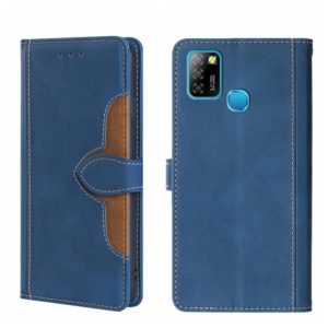 For Infinix Hot 10 Lite / Smart 5 X657 Skin Feel Straw Hat Magnetic Buckle Leather Phone Case(Blue) (OEM)