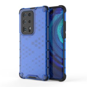 For Huawei P40 Pro+ Shockproof Honeycomb PC + TPU Case(Blue) (OEM)