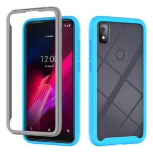 For T-Mobile REVVL 4 Starry Sky Solid Color Series Shockproof PC + TPU Protective Case(Baby Blue) (OEM)