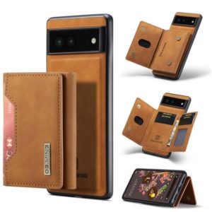 For Google Pixel 7 5G DG.MING M2 Series 3-Fold Multi Card Bag Phone Case(Brown) (DG.MING) (OEM)
