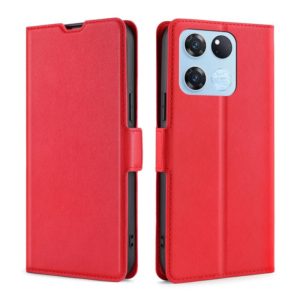 For OnePlus Ace Racing Ultra-thin Voltage Side Buckle Horizontal Flip Leather Phone Case(Red) (OEM)