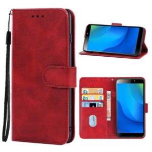 For Tecno Pouvoir 3 Air Leather Phone Case(Red) (OEM)