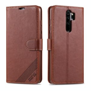 For Xiaomi Redmi Note 8 Pro AZNS Sheepskin Texture Horizontal Flip Leather Case with Holder & Card Slots & Wallet(Brown) (AZNS) (OEM)