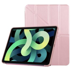 TPU Horizontal Deformation Flip Leather Case with Holder For iPad Air 2022 / 2020 10.9(Rose Gold) (OEM)