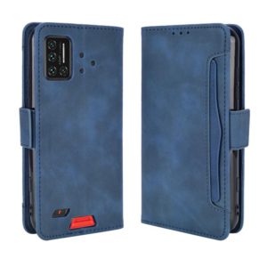 For UMIDIGI Bison Wallet Style Skin Feel Calf Pattern Leather Case with Separate Card Slot(Blue) (OEM)