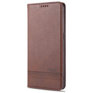 For Oppo Reno5 Pro 5G AZNS Magnetic Calf Texture Horizontal Flip Leather Case with Card Slots & Holder & Wallet(Dark Brown) (AZNS) (OEM)