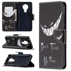For Nokia 5.3 Colored Drawing Pattern Horizontal Flip Leather Case with Holder & Card Slots & Wallet(Smirk) (OEM)