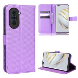 For Huawei nova 10 Pro Diamond Texture Leather Phone Case(Purple) (OEM)