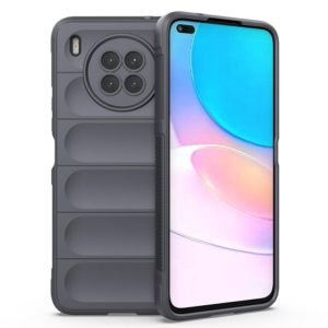 For Huawei Nova 8i Magic Shield TPU + Flannel Phone Case(Dark Grey) (OEM)