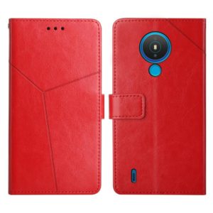 For Nokia 1.4 Y Stitching Horizontal Flip Leather Phone Case(Red) (OEM)