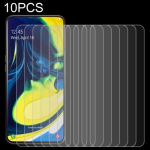 10 PCS 0.26mm 9H 2.5D Tempered Glass Film for Galaxy A80/A90 (OEM)