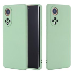 For Huawei Nova 9 Pro Solid Color Liquid Silicone Dropproof Full Coverage Protective Case(Green) (OEM)