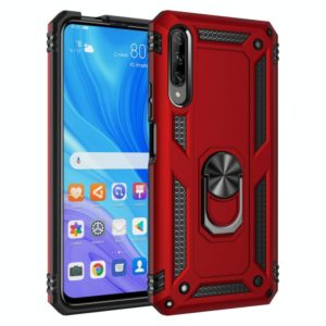 For Huawei Y9s Shockproof TPU + PC Protective Case with 360 Degree Rotating Holder(Red) (OEM)
