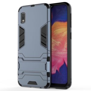 Shockproof PC + TPU Case for Galaxy A10e, with Holder (Navy Blue) (OEM)