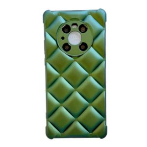 For Huawei Mate 40 Pro Rhombic Texture Chameleon TPU Phone Case(Green) (OEM)