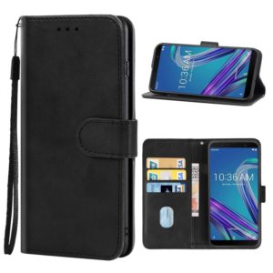 Leather Phone Case For Asus Zenfone Max Pro ZB602KL(Black) (OEM)