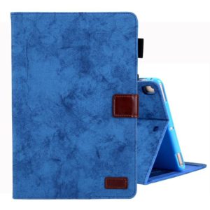 For iPad 10.2 inch Business Style Horizontal Flip Leather Case, with Holder & Card Slot & Photo Frame & Sleep / Wake-up Function(Blue) (OEM)