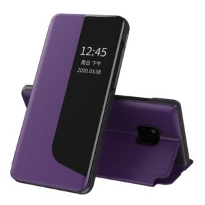 For Huawei Mate 20 Pro Attraction Flip Holder Leather Phone Case(Purple) (OEM)