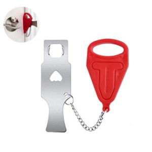 Portable Security Lock Door Lock Anti-theft Lock, Style:T Type (OEM)