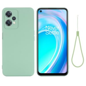 For OnePlus Nord CE 2 Lite 5G Solid Color Liquid Silicone Full Coverage Phone Case(Green) (OEM)