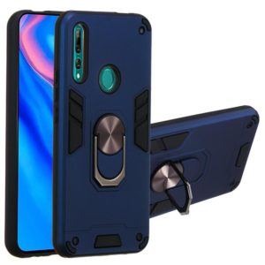 For Huawei P Smart Z / Y9 Prime (2019) 2 in 1 Armour Series PC + TPU Protective Case with Ring Holder(Sapphire Blue) (OEM)