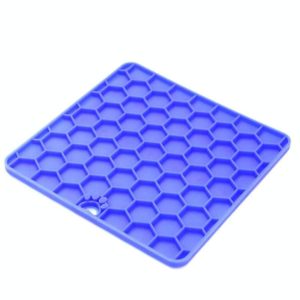 Silicone Pet Supplies Sucker Slow Food Pad(Blue) (OEM)