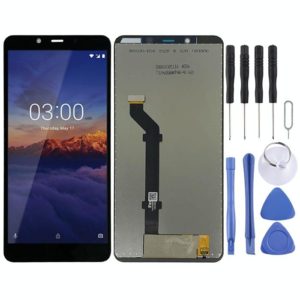 TFT LCD Screen for Nokia 3.1 Plus with Digitizer Full Assembly (Black) (OEM)