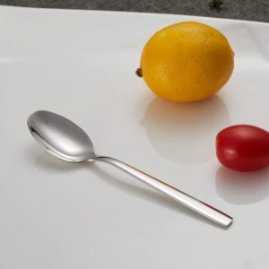 2 PCS Stainless Steel Long-Handled Ice Spoon Soup Spoon Coffee Dessert Western Food Spoon (OEM)