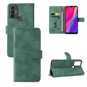 For TCL 30 SE Skin Feel Magnetic Flip Leather Phone Case(Green) (OEM)