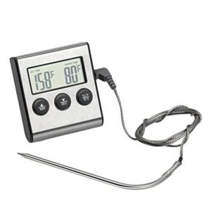 Digital Oven Thermometer Kitchen Food Cooking Meat BBQ Probe Thermometer Timer Water Milk Temperature Cooking Tools (OEM)