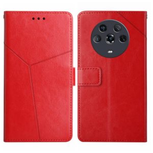 For Honor Magic4 Y Stitching Horizontal Flip Leather Phone Case(Red) (OEM)
