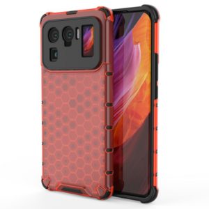 For Xiaomi Mi 11 Ultra Shockproof Honeycomb PC + TPU Case(Red) (OEM)