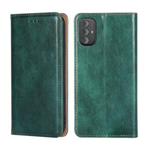 For Motorola Moto G Power 2022 Gloss Oil Solid Color Magnetic Leather Phone Case(Green) (OEM)
