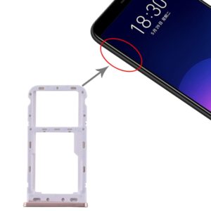 For Meizu M6T SIM Card Tray + SIM / Micro SD Card Tray (Pink) (OEM)