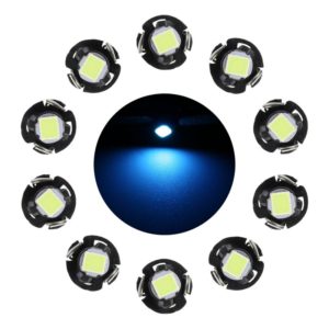10 PCS 0.5W T3 Instrument Panel LED Light Dashboard Indicator Lamp Bulb (Ice Blue Light) (OEM)