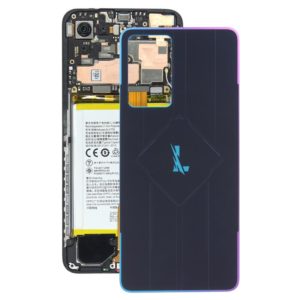 For OPPO Reno7 Pro 5G Glass Battery Back Cover (Colorful Black) (OEM)