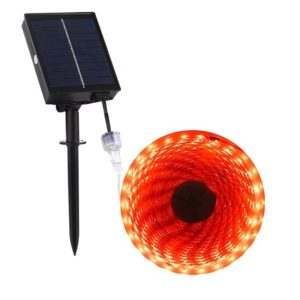 TYN002 5m 150 LEDs Solar Powered Garden Decoration LED Light Strip (Red Light) (OEM)