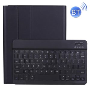 A11B Bluetooth 3.0 Ultra-thin ABS Detachable Bluetooth Keyboard Leather Tablet Case with Holder & Pen Slot for iPad Pro 11 inch 2021 (Black) (OEM)