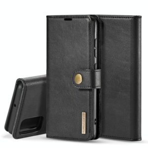 For Galaxy A51 DG.MING Crazy Horse Texture Flip Detachable Magnetic Leather Case with Holder & Card Slots & Wallet(Black) (DG.MING) (OEM)